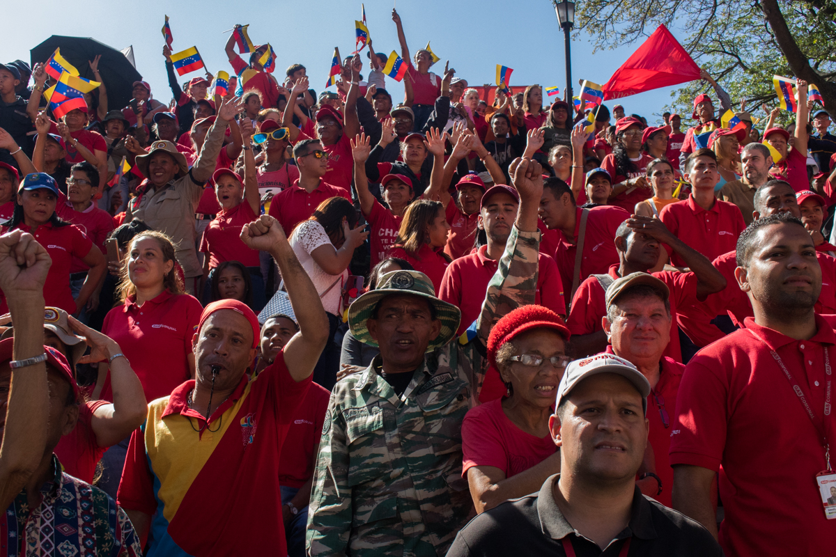 marcha chavista 10 febrero