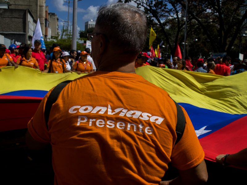 marcha chavista conviasa