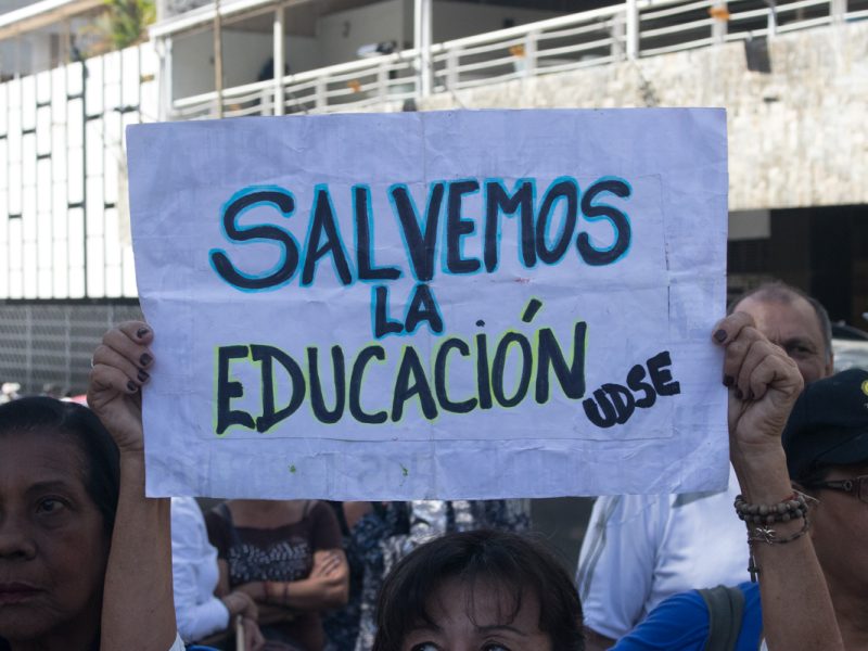 Protesta de maestros