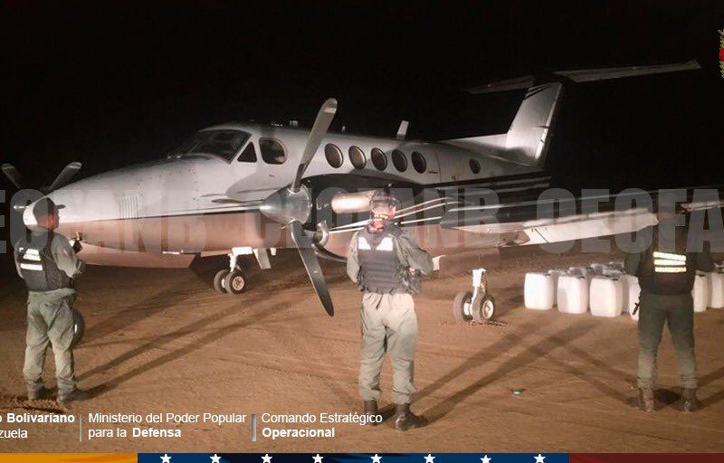 Ceofanb informa que interceptaron avión usado "para transportar droga colombiana"
