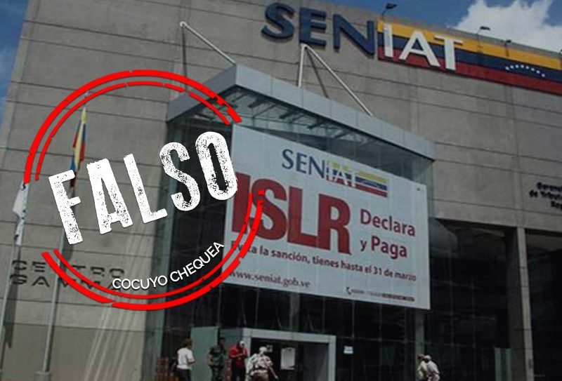 Es falso que se aplicará multa de Bs 10 millones por el RIF vencido