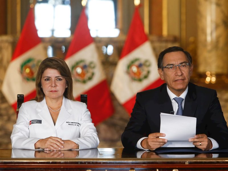 presidente de Perú anuncia primer caso de Coronavirus