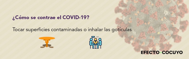 cómo se contrae el COVID19