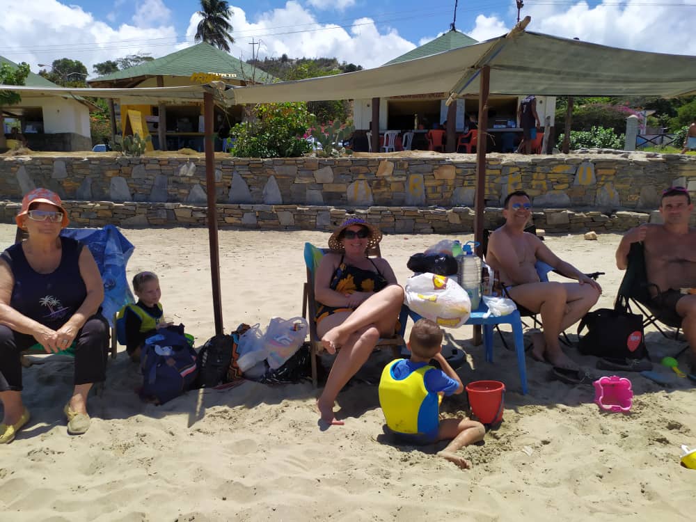 bañistas