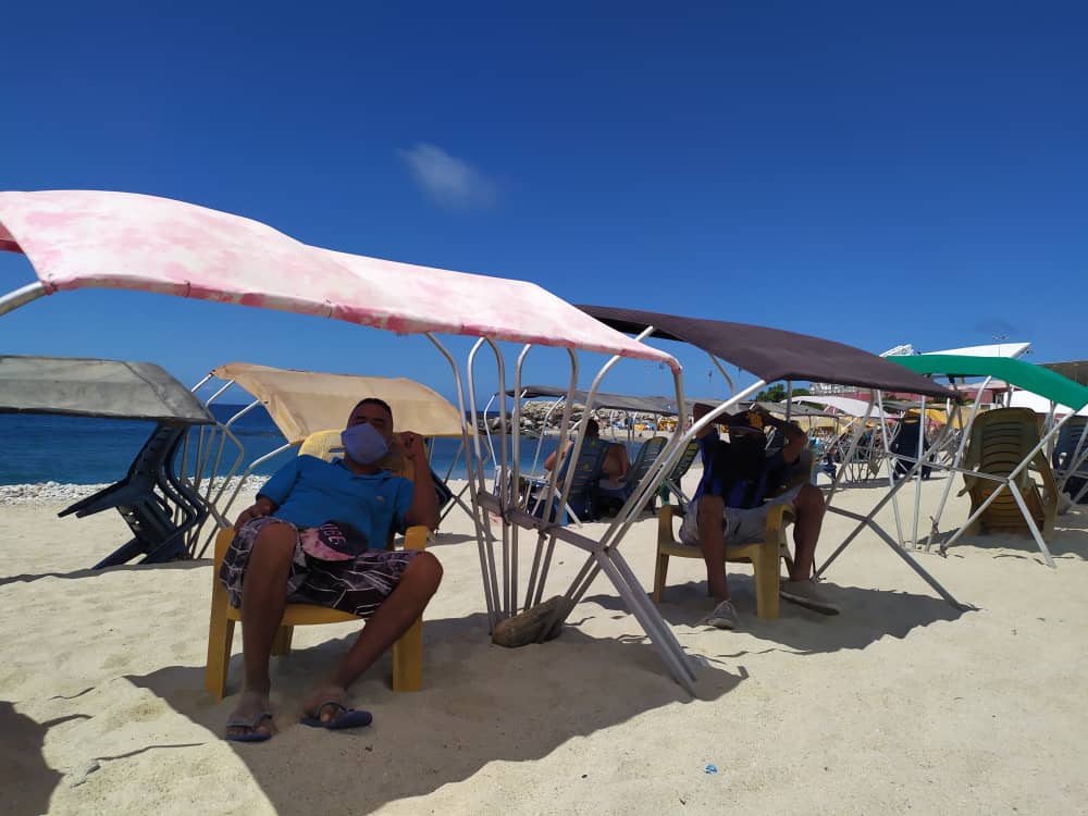 bañistas