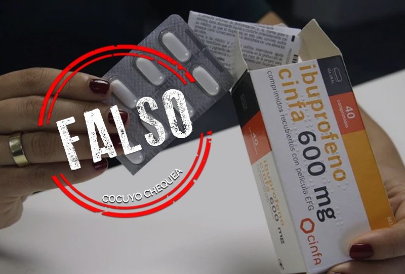 Es falso que tomar ibuprofeno empeora el coronavirus