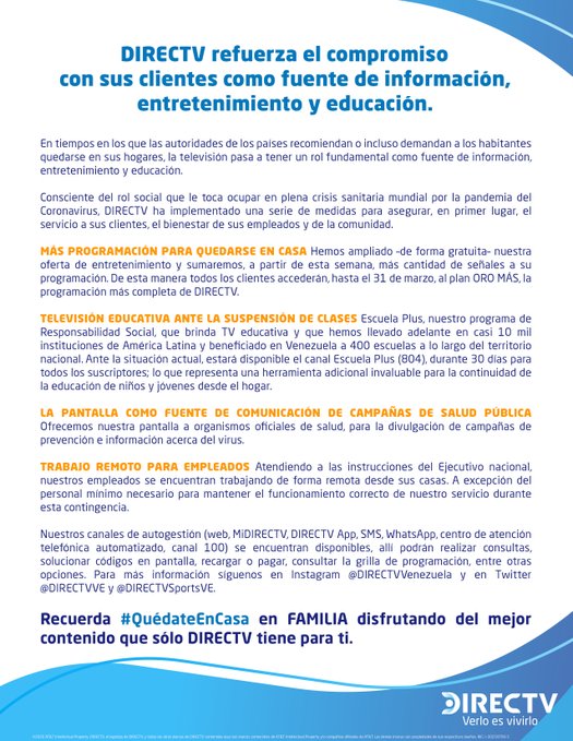 Directv-Covid19