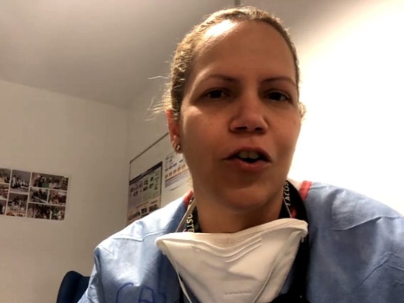 Carolina Aguilar Andrea. médica venezolana en Madrid
