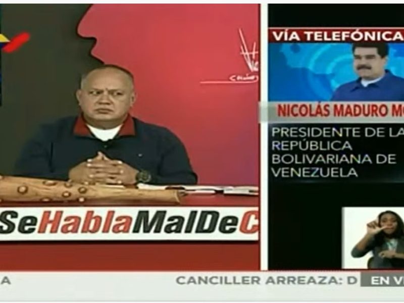 nicolas maduro diosdado cabello mazo dando acuerdos