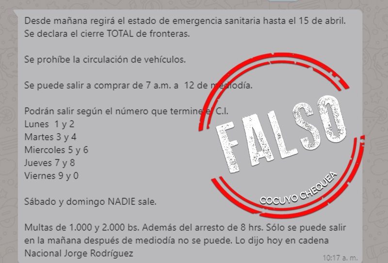 ¿Se estableció un control de salida por terminal de cédula durante la cuarentena?