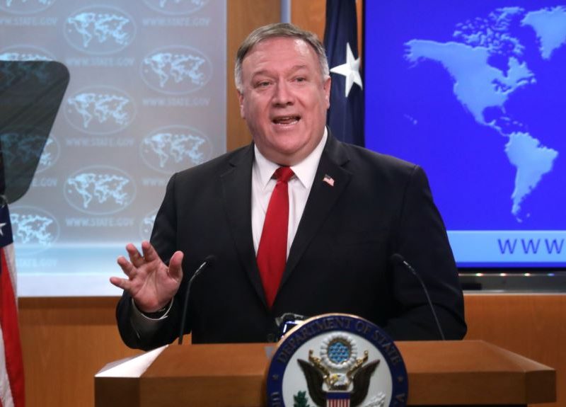 Pompeo: EE.UU. presionará a Maduro para repatriar a los dos estadounidenses detenidos