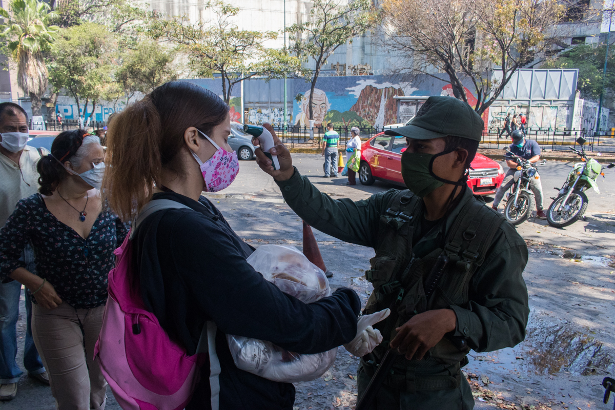 Venezuela chequeo de temperatura