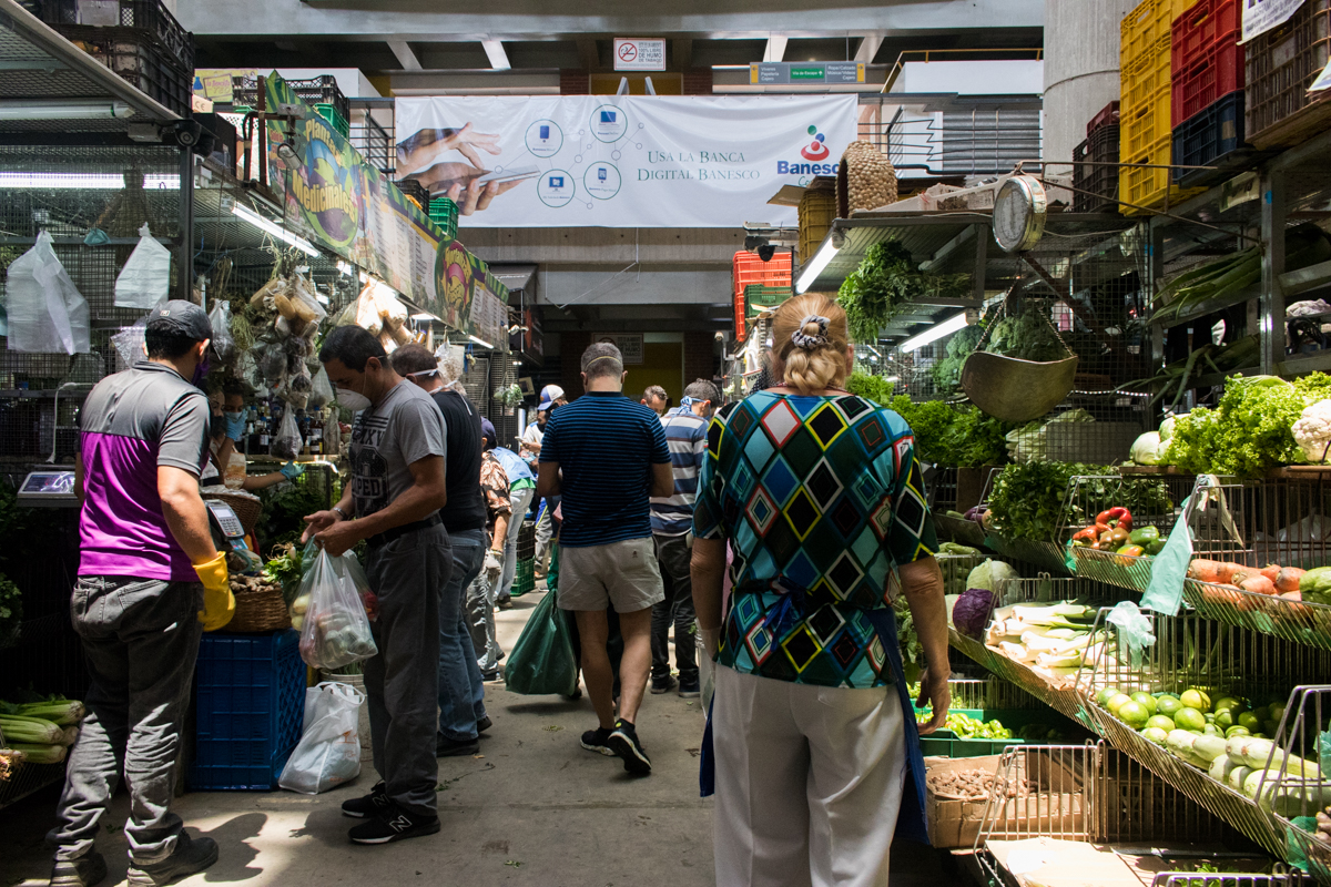 venezuela coronavirus mercado chacao