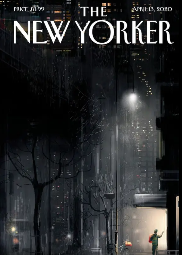 Repartidor, tema de la portada de The New Yorker
