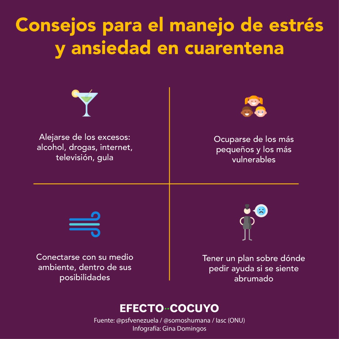 Salud mental en cuarentena: qué hacer y dónde buscar ayuda en Venezuela