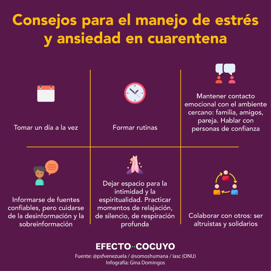 Salud mental en cuarentena: qué hacer y dónde buscar ayuda en Venezuela