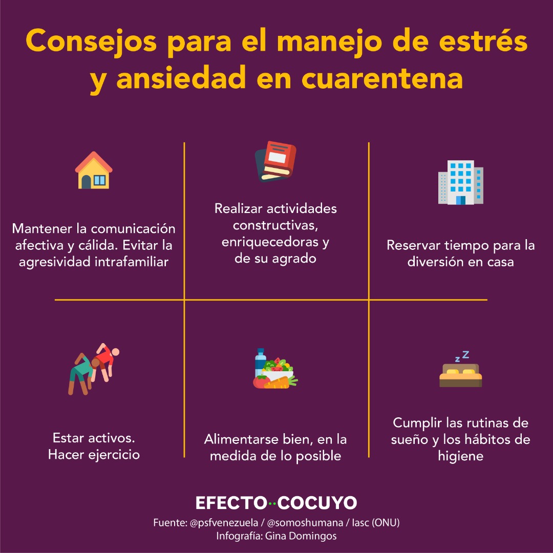 Salud mental en cuarentena: qué hacer y dónde buscar ayuda en Venezuela