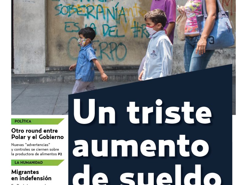 Portada Cocuyo #7 un triste aumento de sueldo
