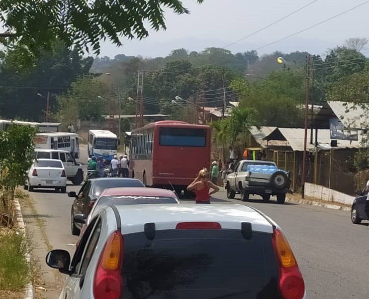 Protesta en Dos Lagunas
