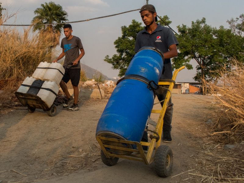 El Retiro Caracas, escasez de agua mayo 2020