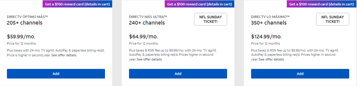 Salida de Directv