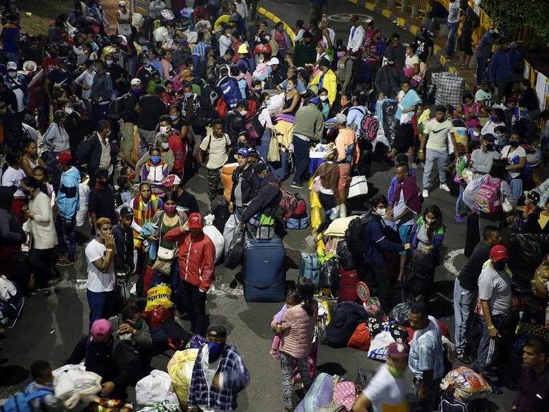 Venezuela en el quinto lugar de los países con crisis de desplazados