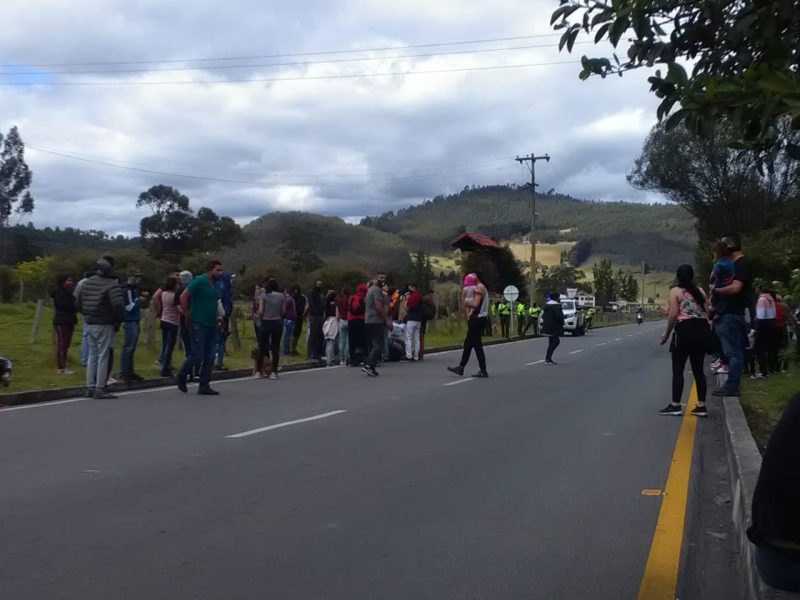 Policía y Migración Colombia impiden a 103 venezolanos viajar a la frontera