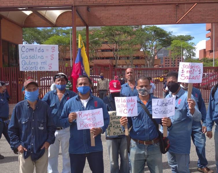 Trabajadores de Sidor reclaman por salarios dolarizados, libertad sindical y falta de pagos #10Jun