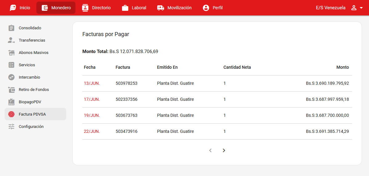 Pdvsa Factura
