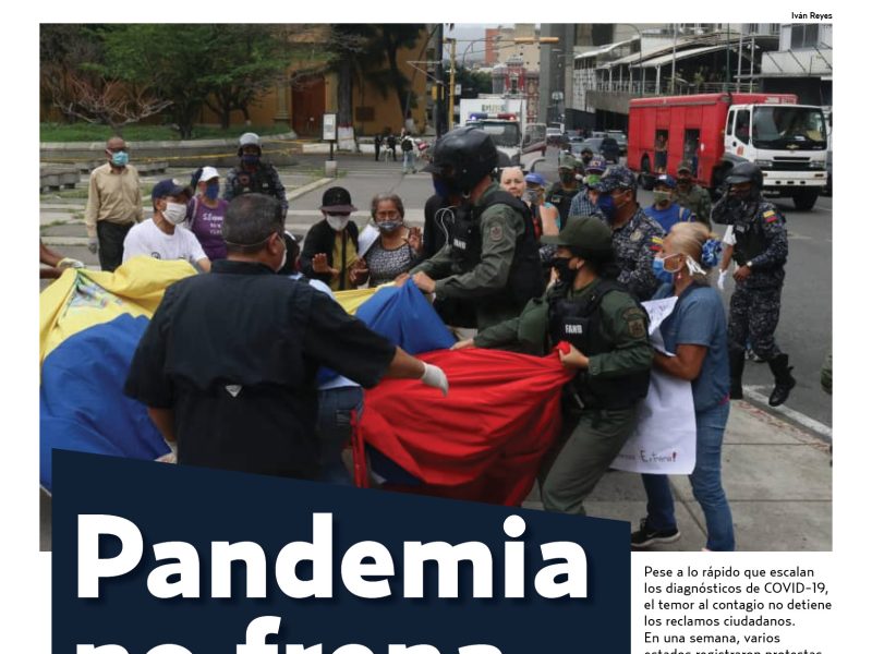 Pandemia no frena protestas