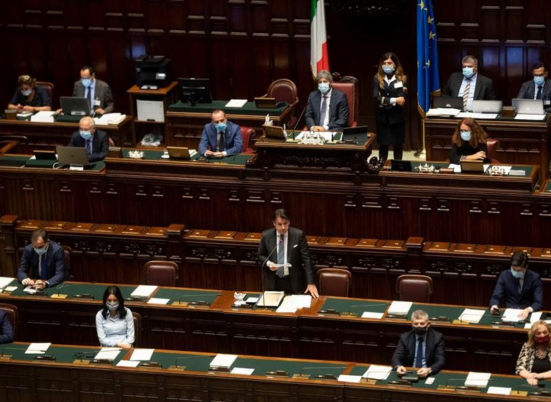 Italia alargará el estado de emergencia hasta octubre con apoyo del Parlamento