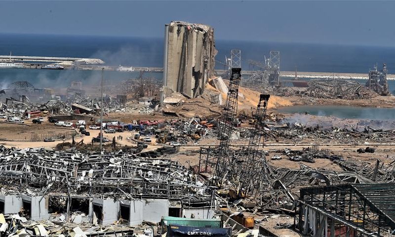 Explosión Beirut Puerto Libano