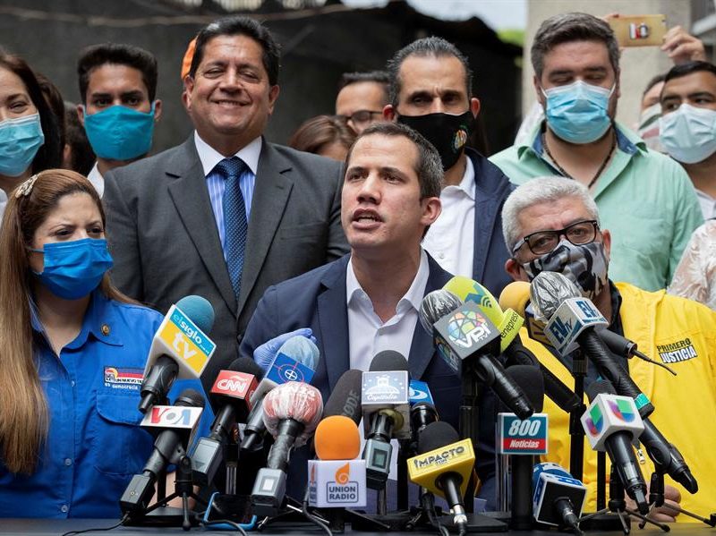 "Anuncian un fraude con 30% de pura falsedad", afirma Guaidó