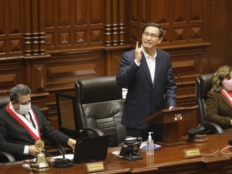 Congreso peruano abre debate final para destituir al presidente Vizcarra