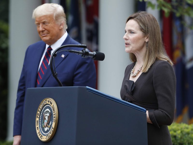 Trump confirma designación de Amy Coney Barrett a la Corte Suprema