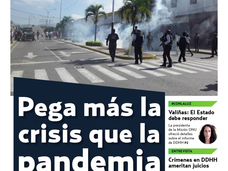 Pega más la crisis que la pandemia edición nro 84 de Cocuyo #7