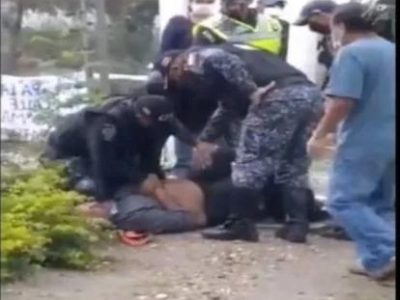 Agreden a manifestante en Cabudare, Lara