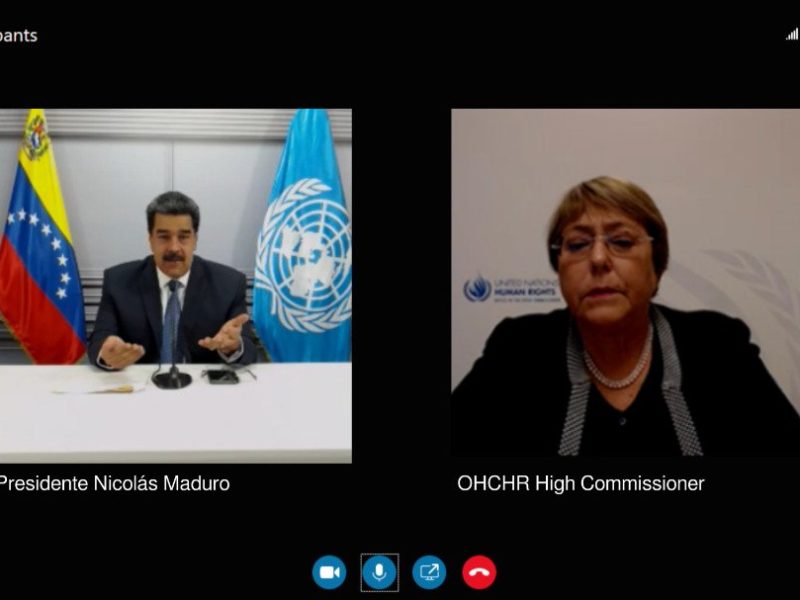 Gobierno de Maduro revisará relación con Oficina de Bachelet y renovación de carta de entendimiento