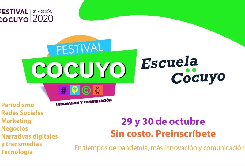 Programación del Festival y Escuela Cocuyo 2020 incluye a más de 28 expertos en innovación y comunicación