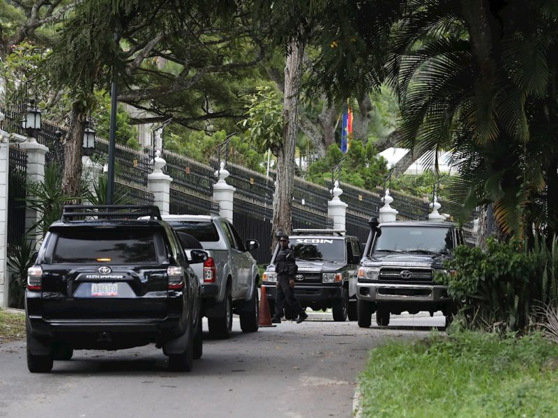 Leopoldo Lopez salio de la residencia del embajador de España