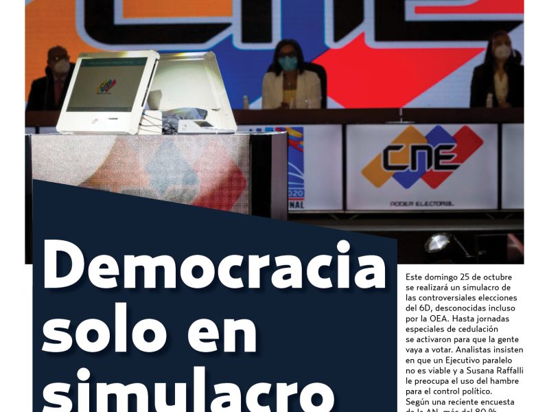 Portada Cocuyo #7 nro 88 Democracia solo en simulacro