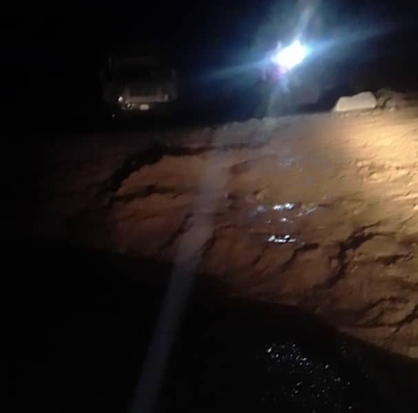 Desbordamiento de quebrada causó el cierre de carretera Transandina en Mérida este #4Nov