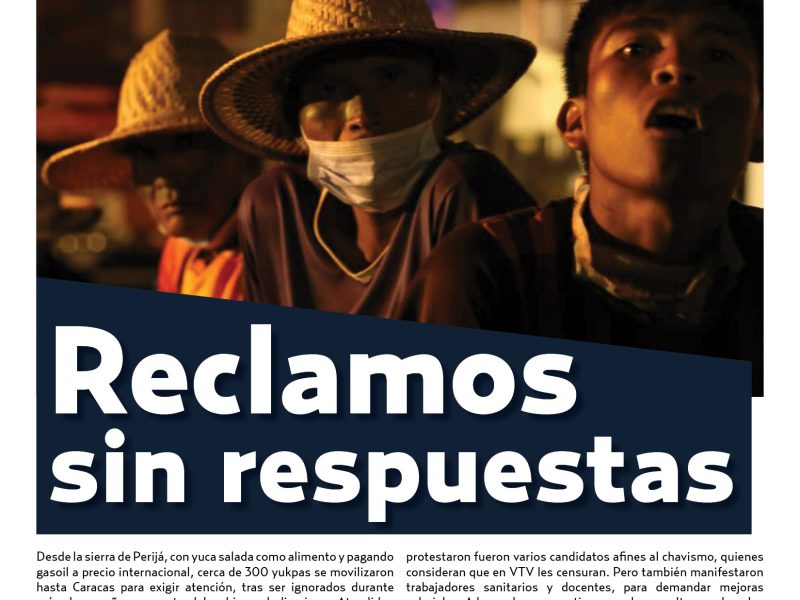 Portada Cocuyo #7 nro 92 Reclamos sin respuestas