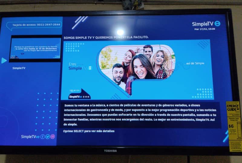 Simple TV reporta registro de más de 1.400.000 suscriptores