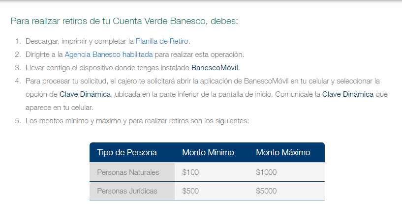 Cuentas bancarias en dólares