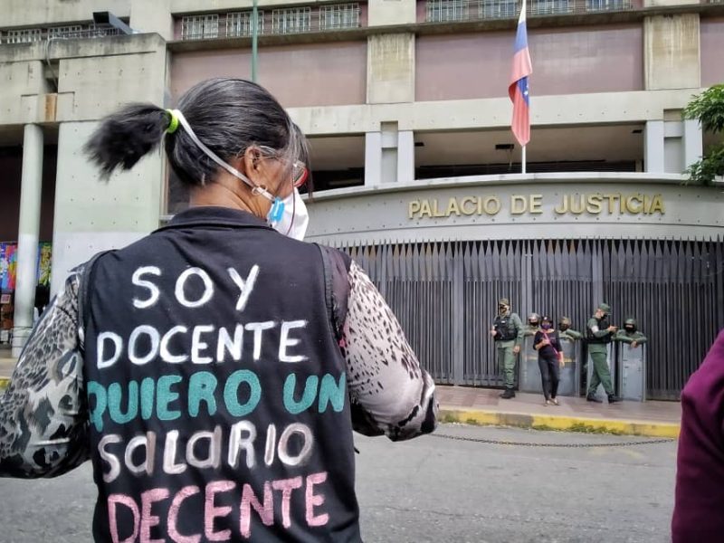 Maestros exigieron respuesta a peticiones realizadas en noviembre de 2020