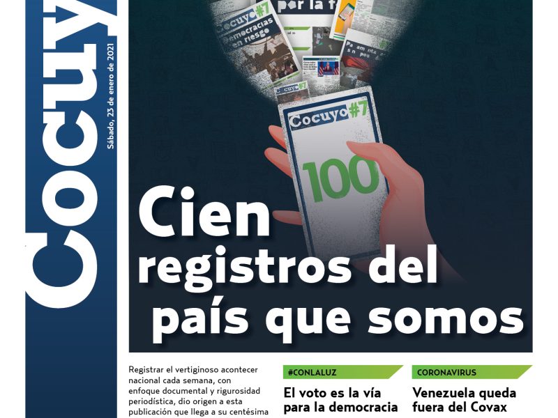 Portada Cocuyo #7 nro 100 Edición Aniversario Cien registros del país que somos