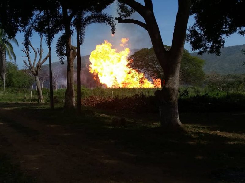 Explosión en tramo del Gasoducto de Oriente dejó dos heridos, según Pdvsa