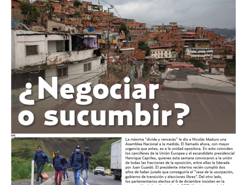 Portada Cocuyo #7 nro 101 Negociar o sucumbir