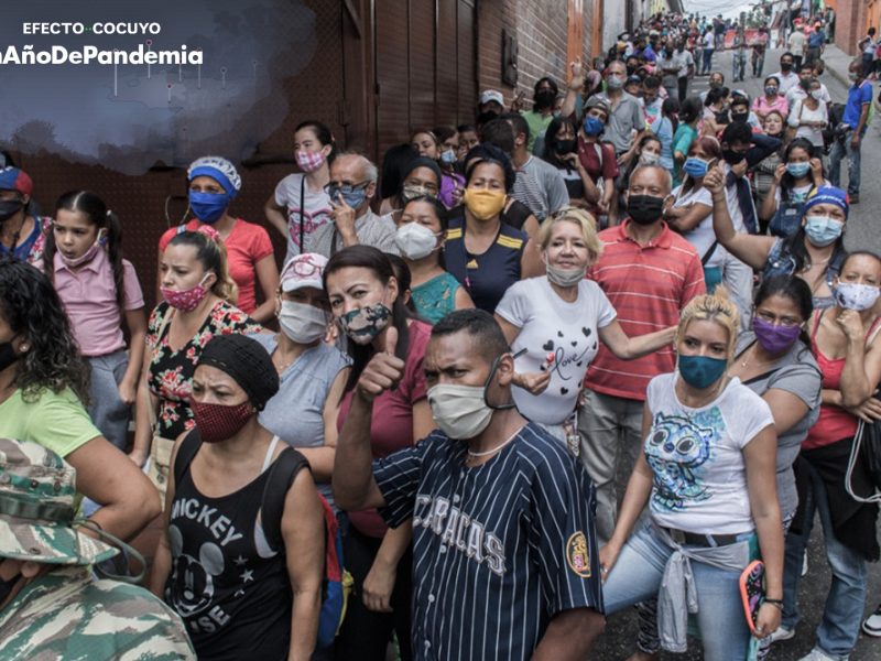 Un año de anuncios oficiales sobre la pandemia en Venezuela- desigualdad